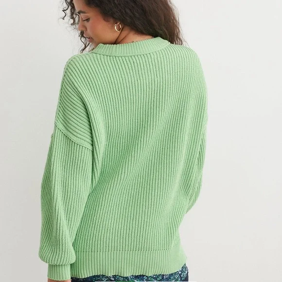Chenille Sweater Aerie Green Sweater Aerie Chenille Sweater Sale
